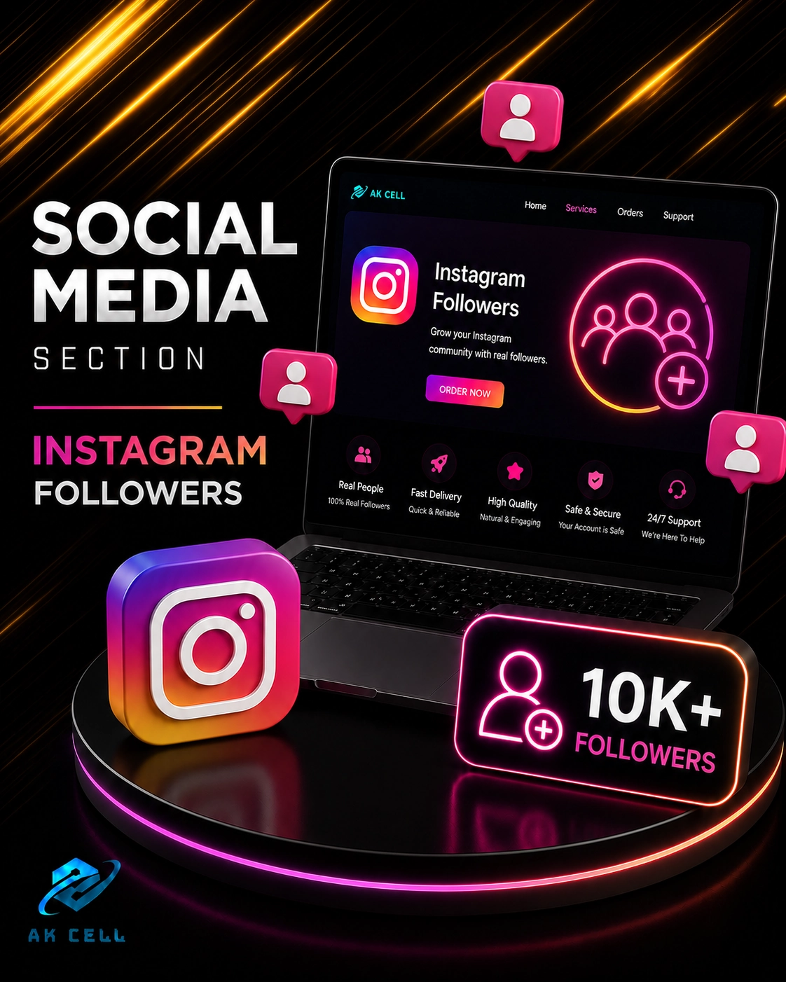 Instagram Followers [HIGH+ LOW QUALITY]